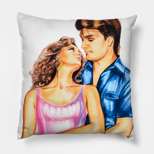 Dirty Dancing Pillow by Svetlana Pelin