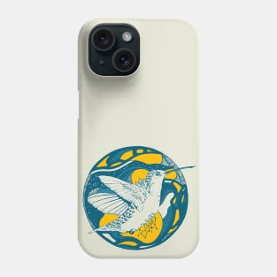 Retro Wave Circle of The Hummingbird Phone Case