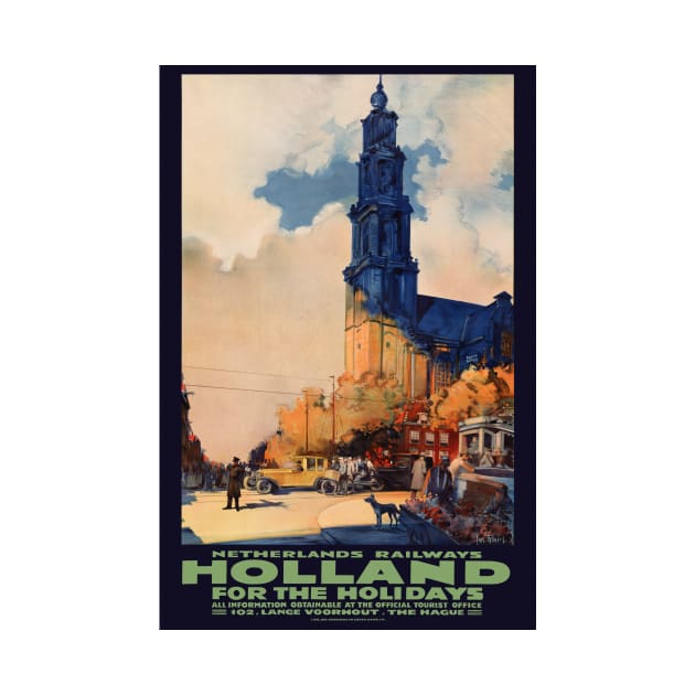 Holland for the Holidays Vintage Poster 1925 by vintagetreasure