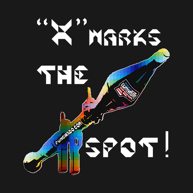 X Marks The Spot, v. White Text by punchado