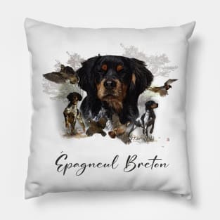 The Brittany,  Bird hunting Pillow