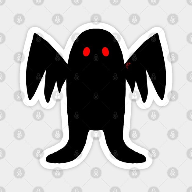 Mothman Magnet by AlienClownThings