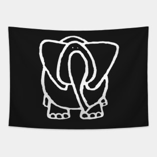 Cute Elephant Tapestry