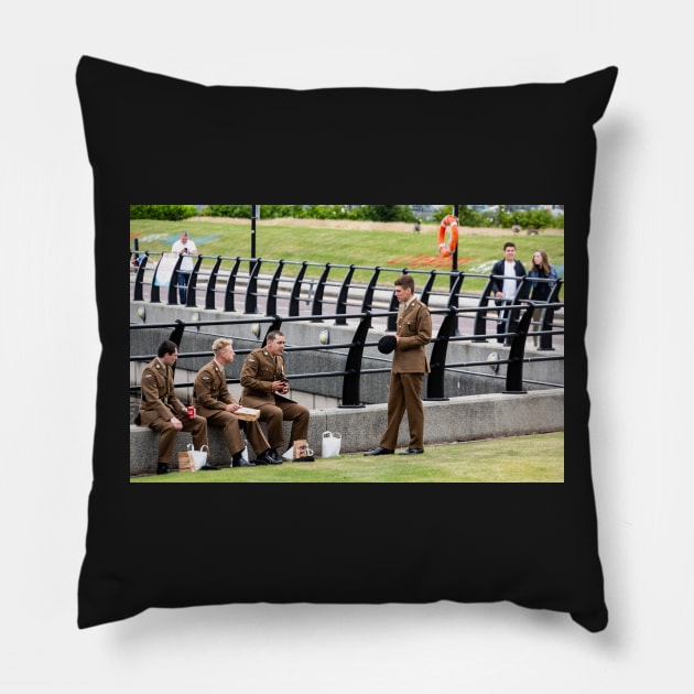 National Armed Forces Day 17 Pillow by jasminewang