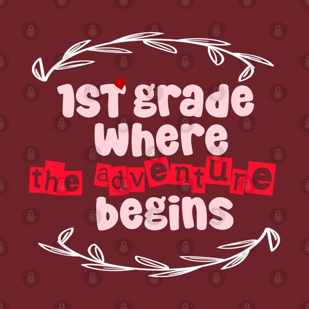 1st Grade: Where the Adventure Begins by CreationArt8