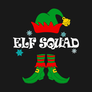 Elf Squad Funny Christmas Holiday Gift T Shirt T-Shirt