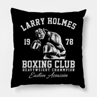 Boxing Club Larry Holmes White Pillow