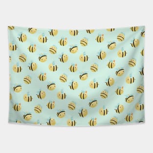 Cute bee pattern Tapestry