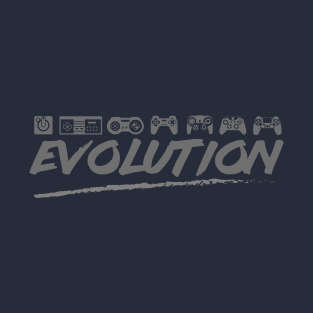 Video Game Console Controller Evolution T-Shirt