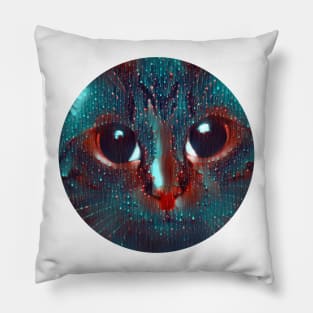 Cute mycat, revolution for cats Pillow