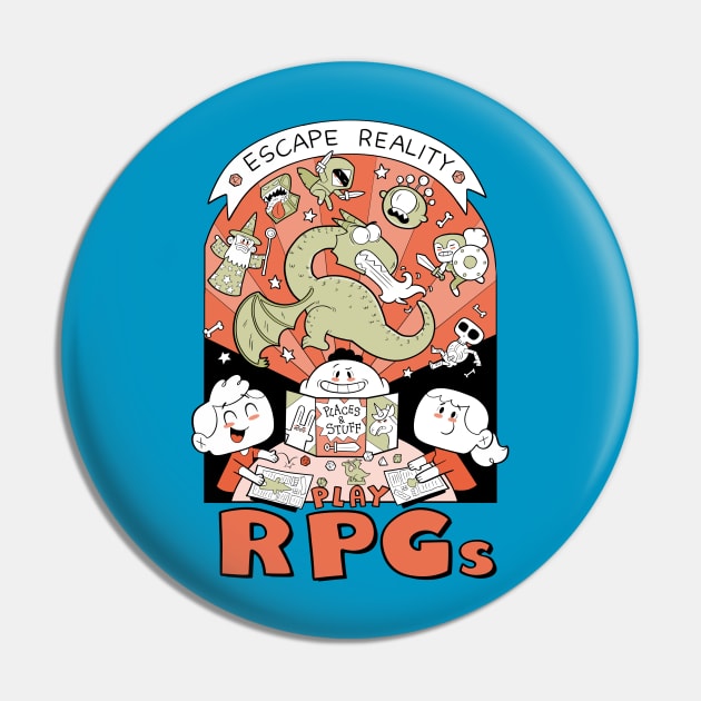 Escape reality, play RPGs! Pin by Queenmob