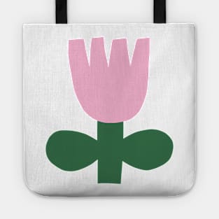 Bold pink flower Tote