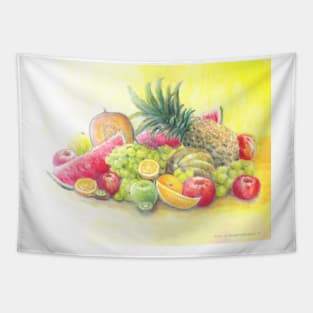 Happy fruits Tapestry