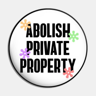 Abolish Private Property Pin