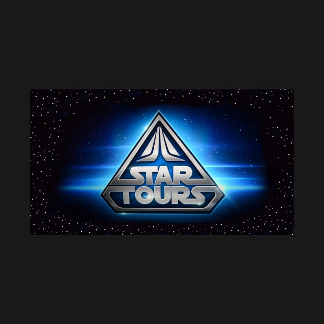 Star Tours face mask design A by dltphoto