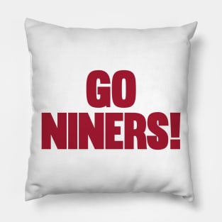 Go niners Pillow