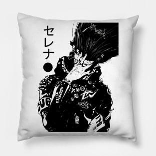 Vaporwave Cyberpunk Japanese Urban Style Pillow