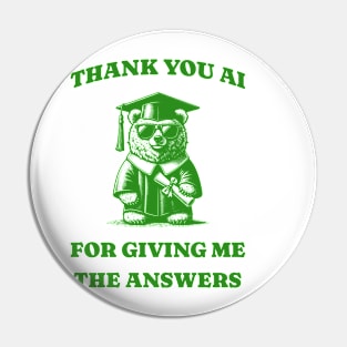 Thank you AI Graduation Pin