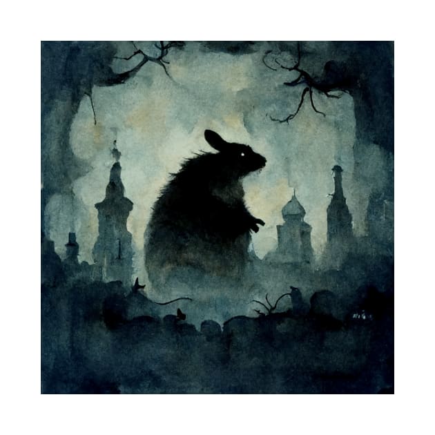 Monster Rodent Wandering at Night by fistikci