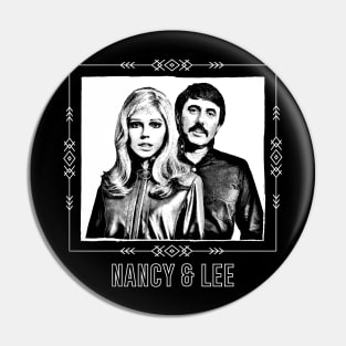 Nancy & Lee / Retro Style Fan Design Pin