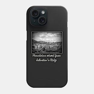 mountains seen from Johnston's Ridge Phone Case