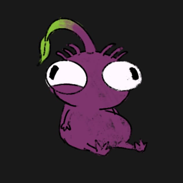 purple pikmin being a purple pikmin by artsy-Eden