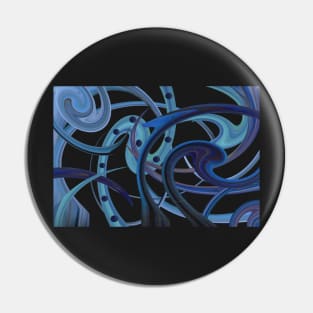 Blue Jungle Pin