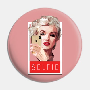 Marilyn Monroe Selfie Pin