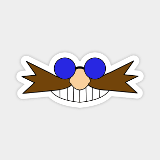 Dr. Eggman Face // Big Mustache Magnet