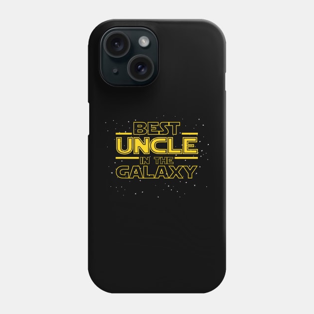 Uncle Shirt Gift for New Uncle, Best Uncle in the Galaxy Phone Case by aandikdony