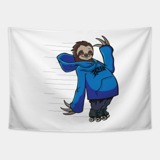 Sloth Skater Tapestry