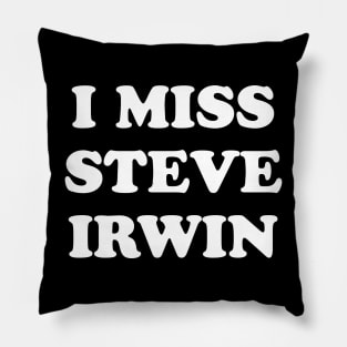 I Miss Steve Irwin Pillow