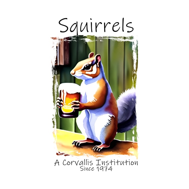 Squirrels Tavern Since 1974 by Azentuary