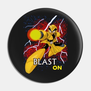 GOLDEN MEGAMAN BLAST Pin