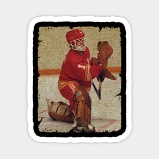 Pat Riggin, 1982 in Atlanta Calgary Flames (3.89 GAA) Magnet