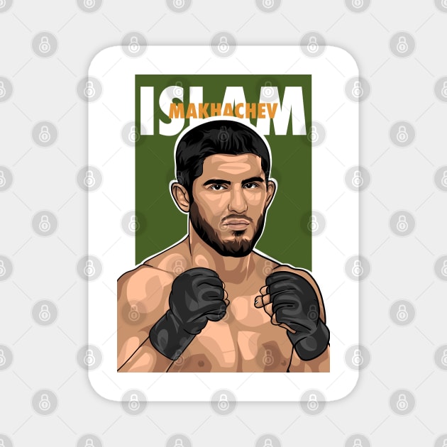 Islam Makhachev Magnet by Rekayasabumi