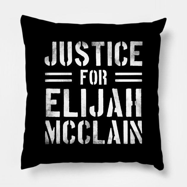 justice for elijah mcclain Pillow by night sometime