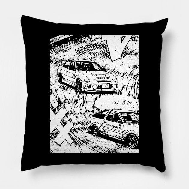 Initial D | Eurobeat Intensifies 3 Pillow by Neon Bang Bang