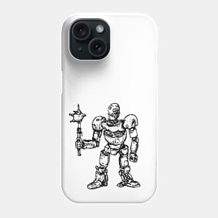 Amazing Robot with chiken roasted Phone Case