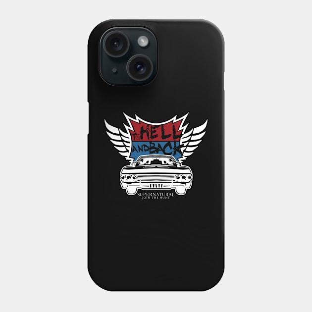 Supernatural To Hell And Back Phone Case by Den Tbd