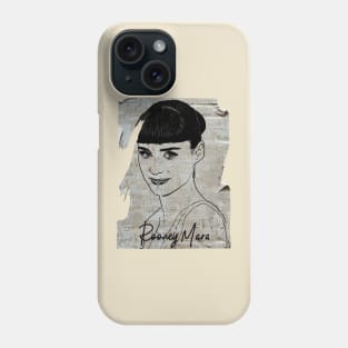 Rooney Mara 80s Vintage Old Poster Phone Case