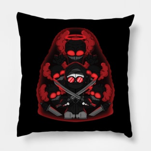 fnf madness combat hank and tricky EXPURGATION art Pillow