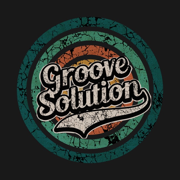 Groove Solution // Retro Circle Crack Vintage by People Mask