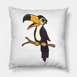 Kawaii Toucan Pillow