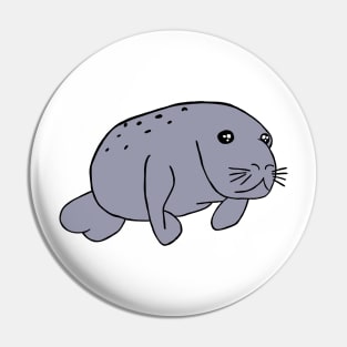 Baby manatee Pin