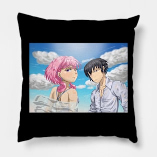 Holiday Under Blue Sky Pillow