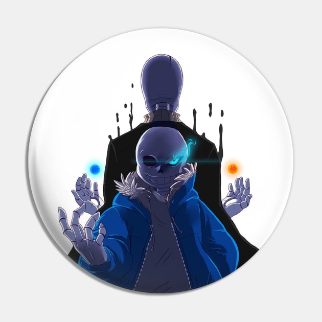 Sans & Gaster Undertale Pin by EllyStar24