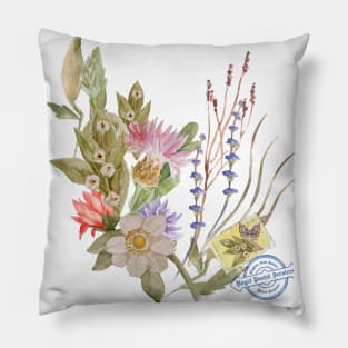 Vintage Cottage Core Floral Pillow