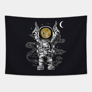 Astronaut Dogecoin DOGE Coin To The Moon Crypto Token Cryptocurrency Wallet Birthday Gift For Men Women Kids Tapestry