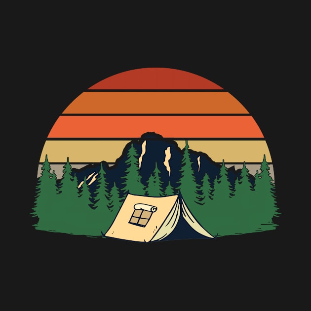 Camping Mountains by Hashop